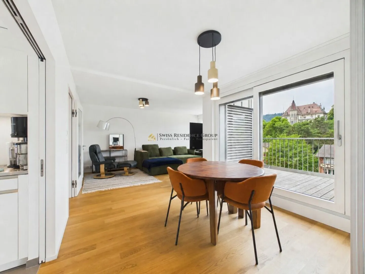 Stilvolle 3.5-Zimmer-Attikawohnung an begehrter, zentrumsnaher Lage - Foto 2 di 10