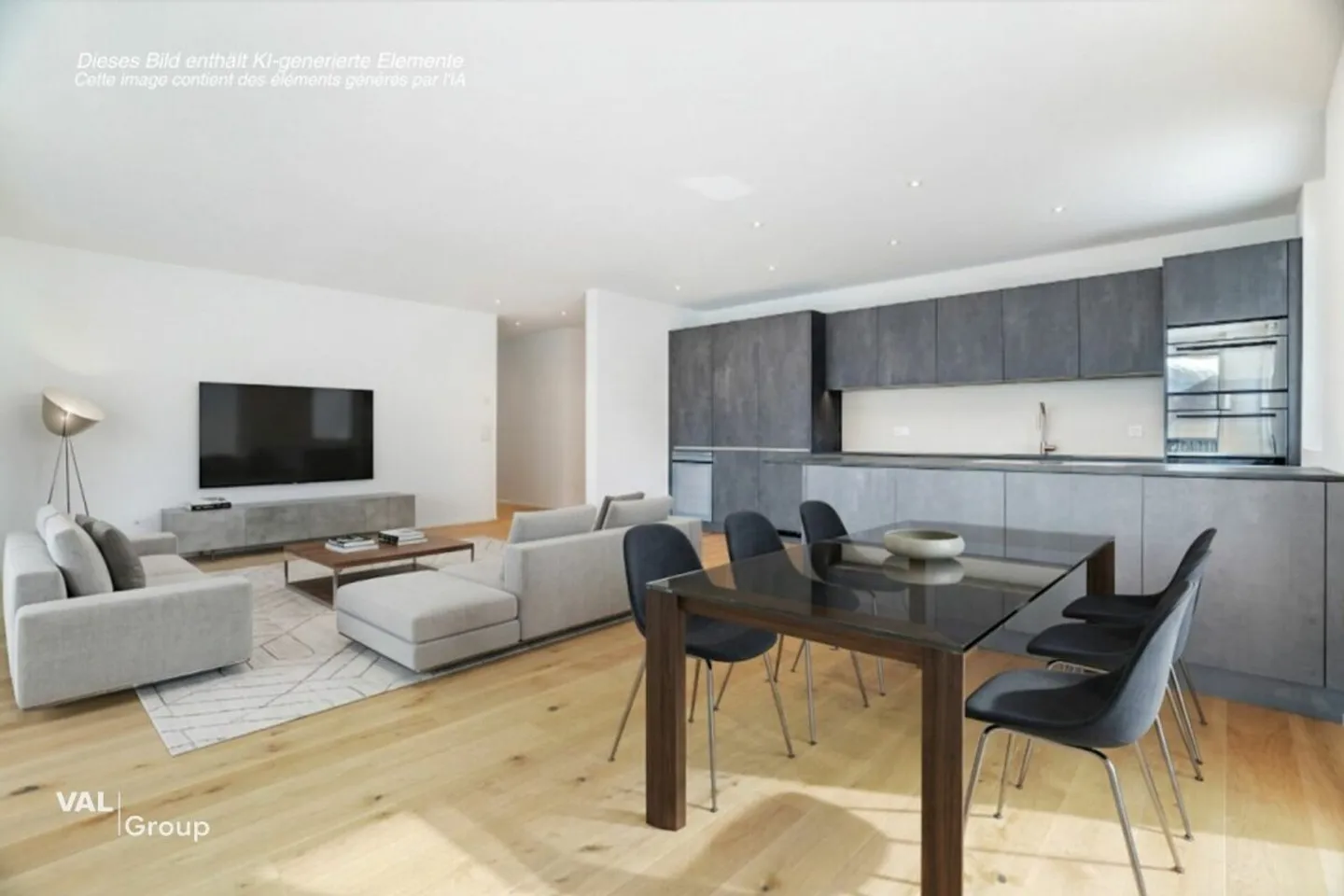 Unico appartamento attico di 4,5 stanze a Visp - vivere moderno con la migliore vista - Foto 2 di 13