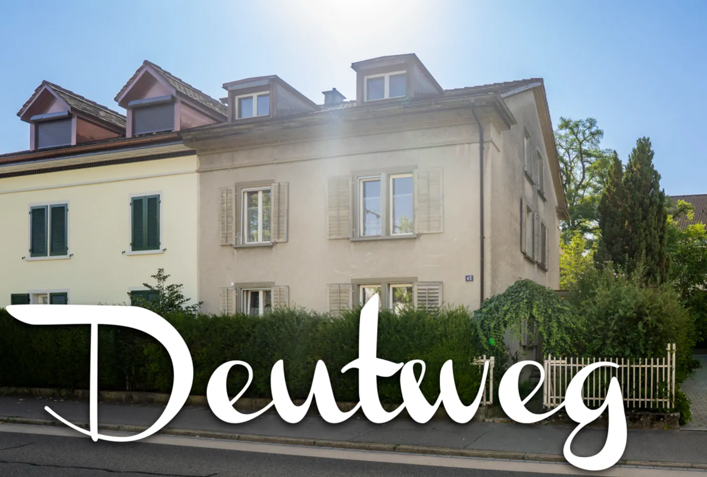 Charmantes 6.5-Zimmer-DEFH mit viel Potenzial im beliebten Quartier Deutweg - Foto 1 von 13