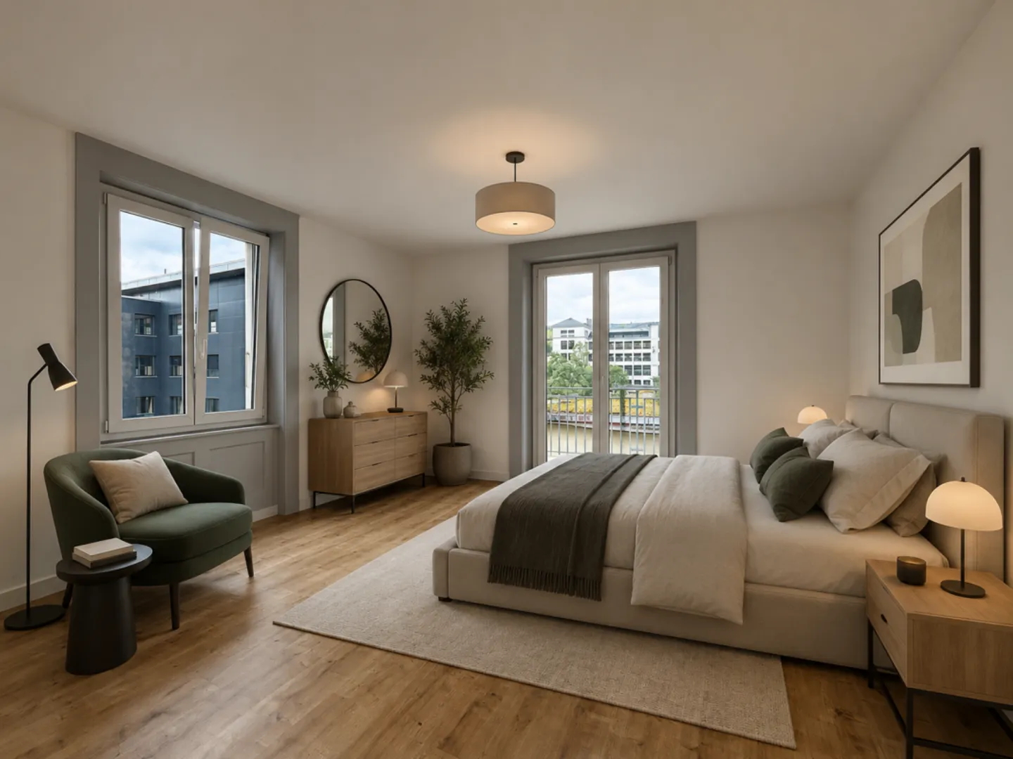 Charmant appartement 3 pièces avec balcon - Photo 3 sur 7