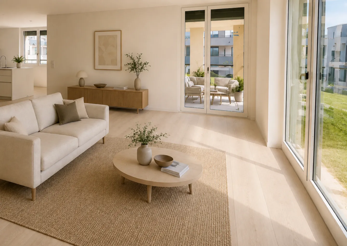 Stilvoller Erstbezug - 3.5-Zimmer-Gartenwohnung mit Sitzplatz und Grünfläche - Foto 6 von 9
