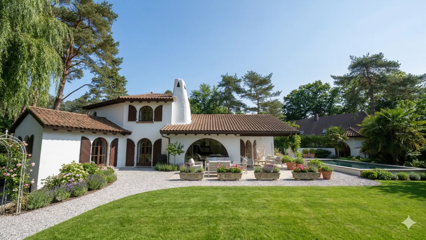 Grosszügiges Einfamilienhaus mit Pool - Foto 1 von 13