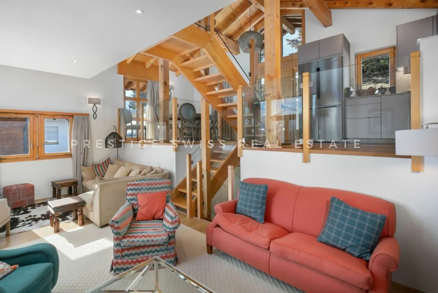 Chalet familial ou pied-à-terre lumineux à Anzère - Photo 6 sur 13