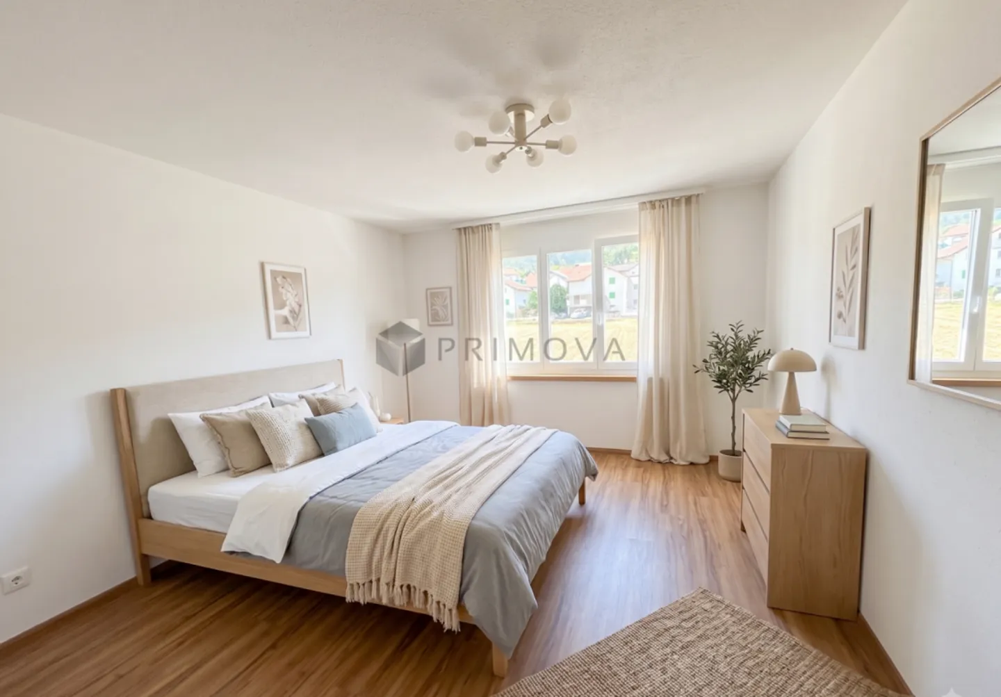 Perfekt geschnitten und naturnah - Attraktive 3.5 Zimmer-Wohnung mit Balkon und Lift - Photo 2 of 4