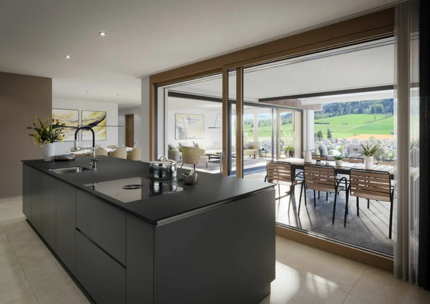 Luxuriöses Einfamilienhaus mit Bergsicht - Foto 4 von 6