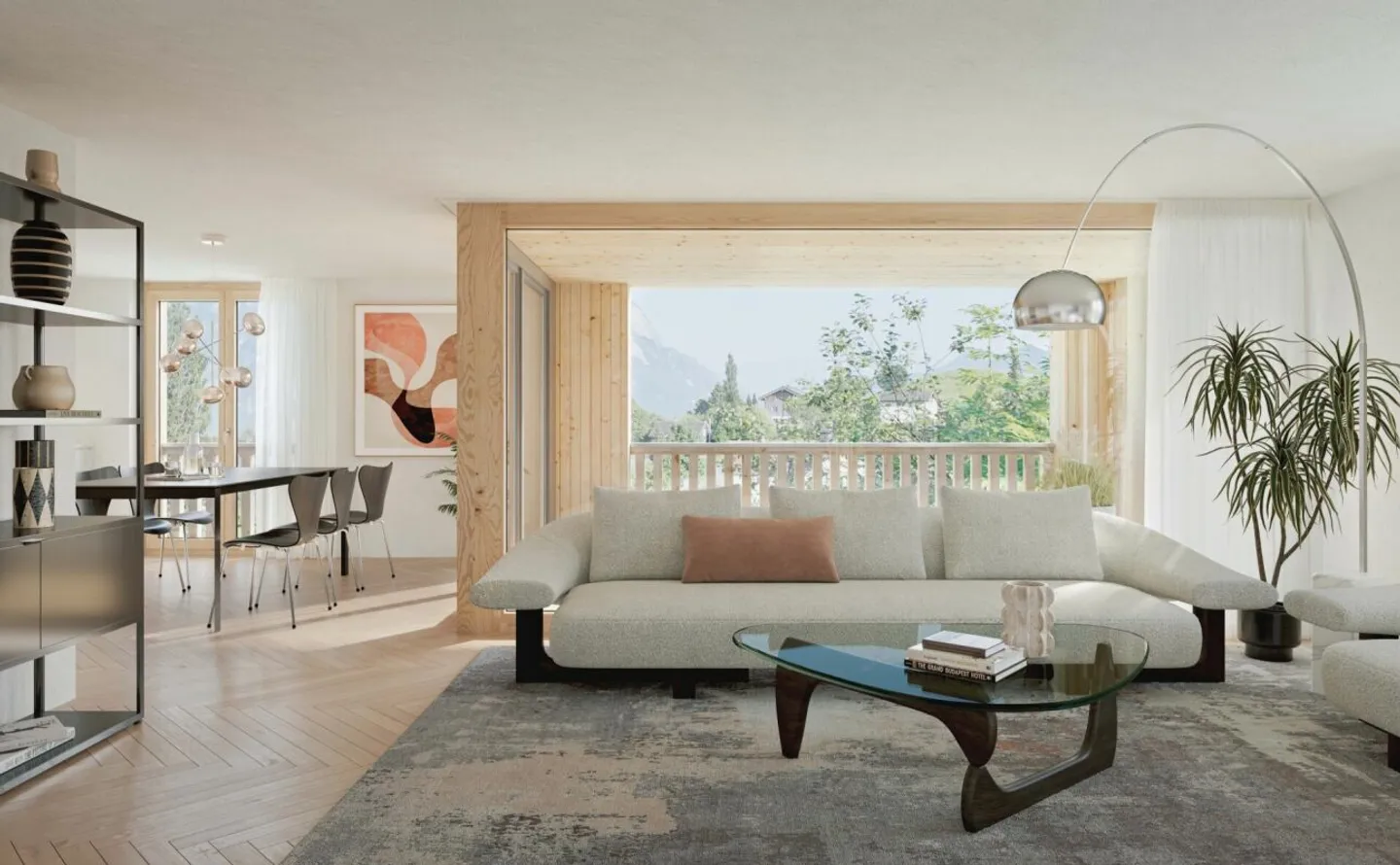 4 ½-Zi-Dach-Maisonettewohnung an idyllischer, ruhiger Wohnlage in Oberschan - Foto 4 von 4