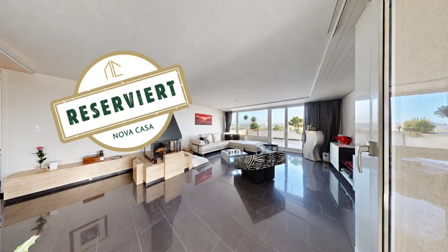 Appartement en terrasse 5.5 pièces avec de grands espaces extérieurs et vue dégagée - Photo 1 sur 13