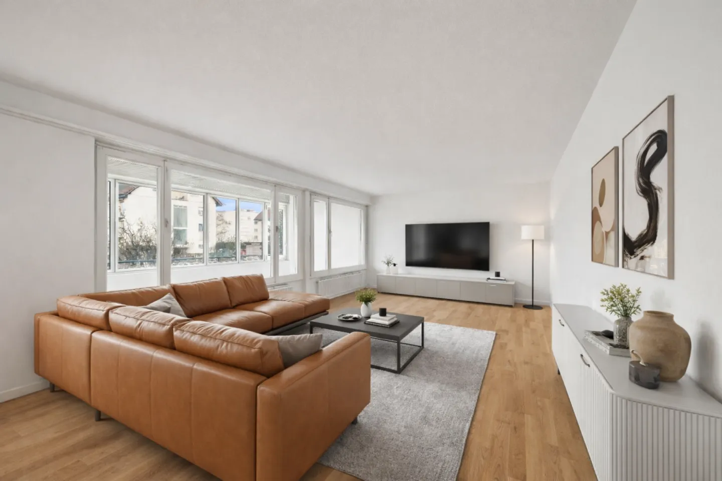 Grosszügige 4.5-Zimmerwohnung mit Wintergarten, Garage und nachhaltiger Energieversorgung in Dulliken - Foto 7 di 13