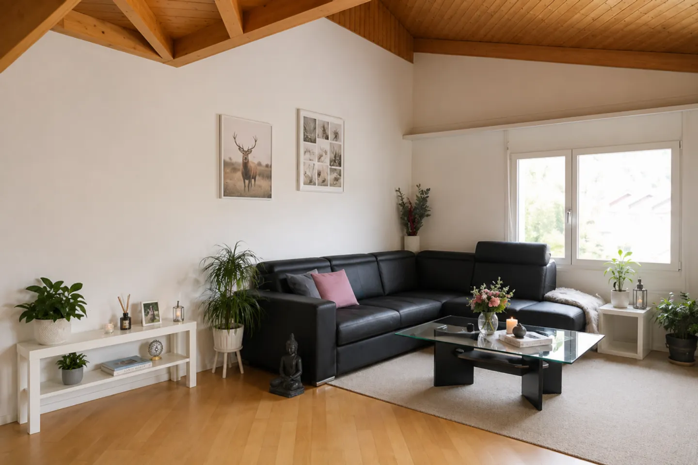 Appartement en duplex de 5,5 pièces sous les toits - Photo 3 sur 13