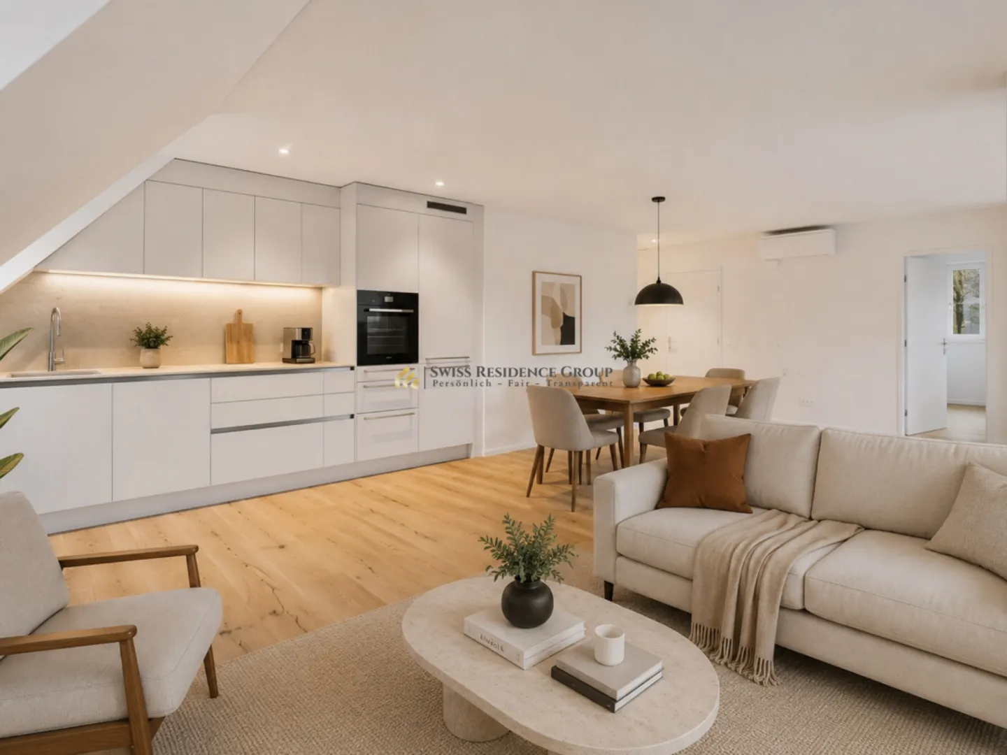 Mit Klimaanlage durch den Sommer - Exklusive 3.5-Zimmer-Neubauwohnung im Erstbezug - Photo 2 sur 13