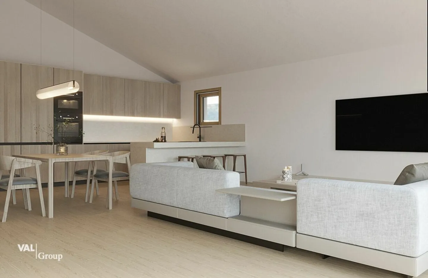 Im Herzen der Alpen, ein einzigartiges Penthouse, in dem Licht und Eleganz zum Ausdruck kommen - Foto 7 von 12