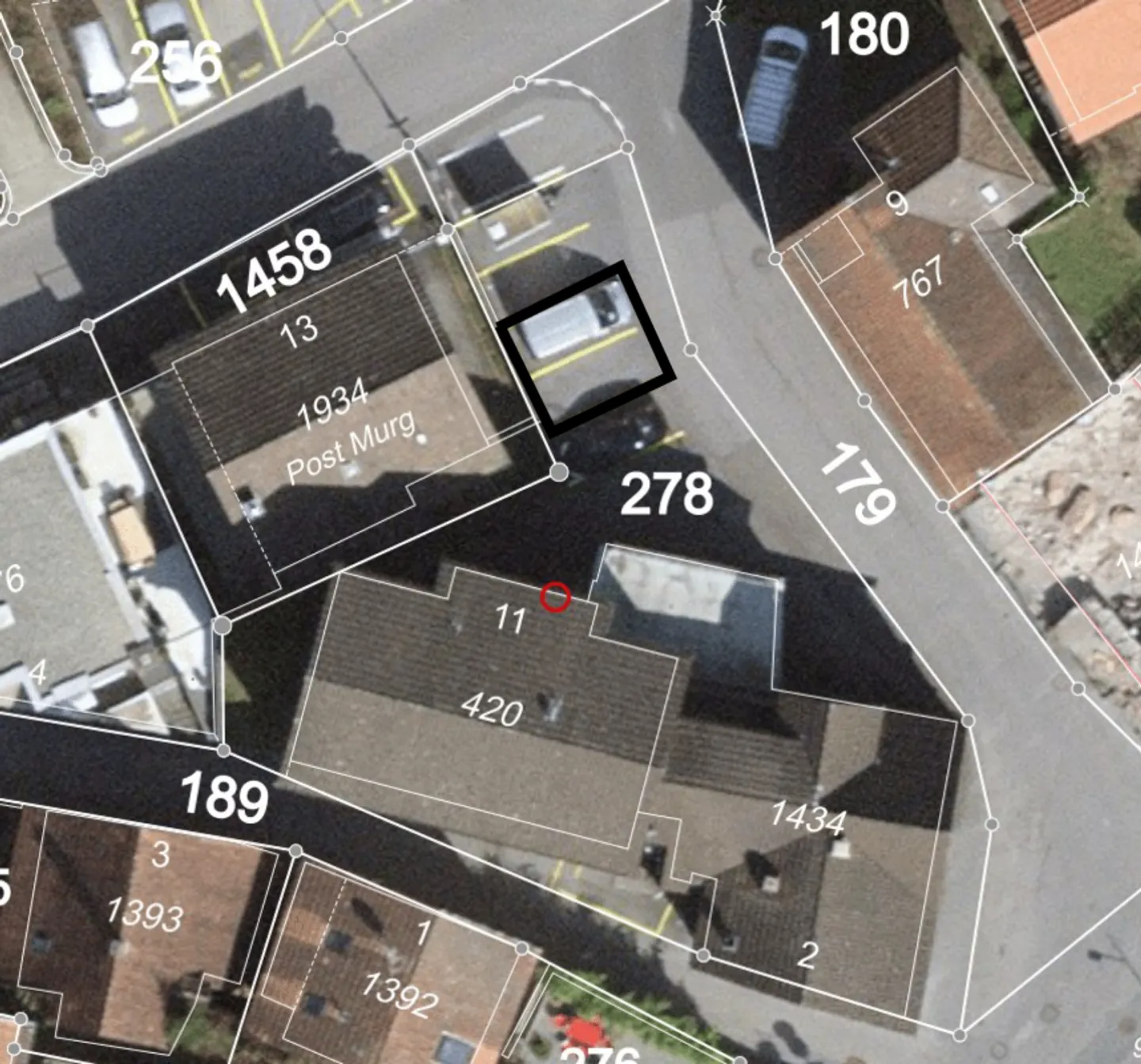 zentraler Aussenparkplatz in Murg - Foto 1 von 1