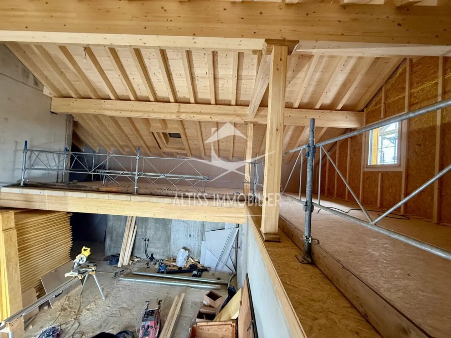 Bau eines großen 5,5-Zimmer-Apartments - Foto 1 von 11