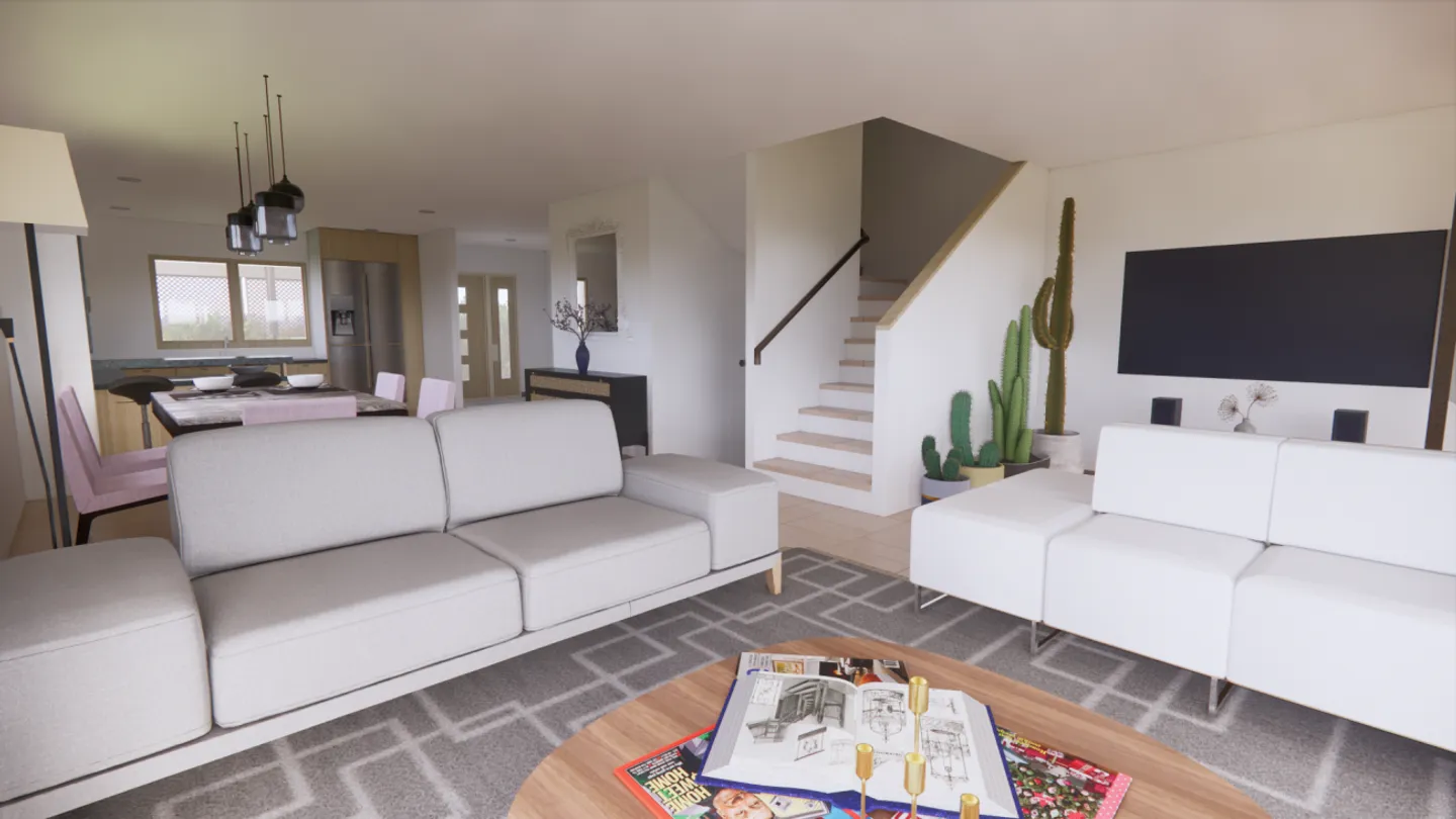 Promotion Residence du Moulin, Bernex - Village House A01 Bathed in Light and Beautiful Living Spaces in a Calm and Residential Setting in the Countryside - Photo 5 of 6