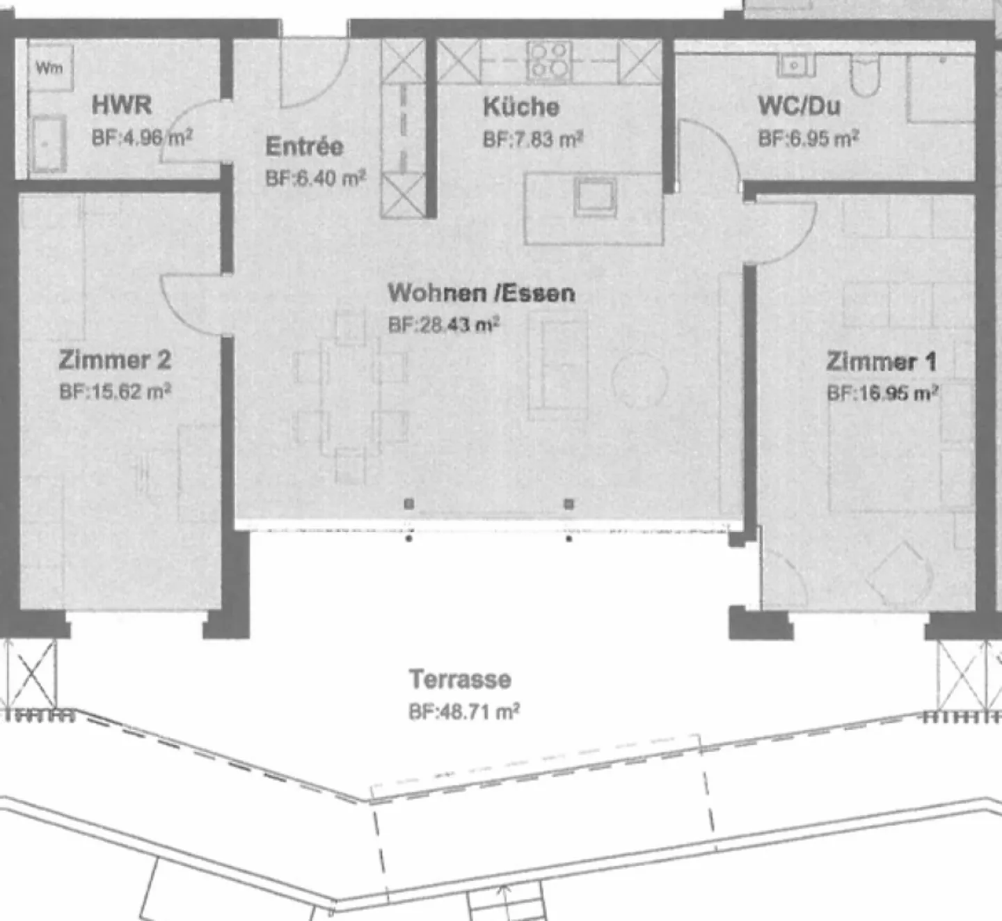 Modern and bright 3.5-room ground floor apartment - Photo 12 of 12