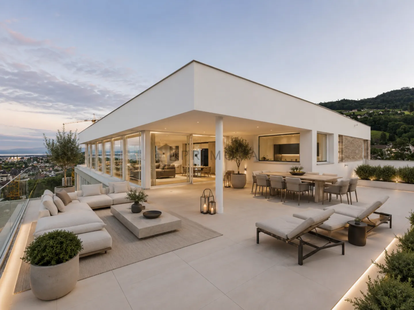 Appartement penthouse exclusif avec vue panoramique sur le lac de Constance - Photo 1 sur 13