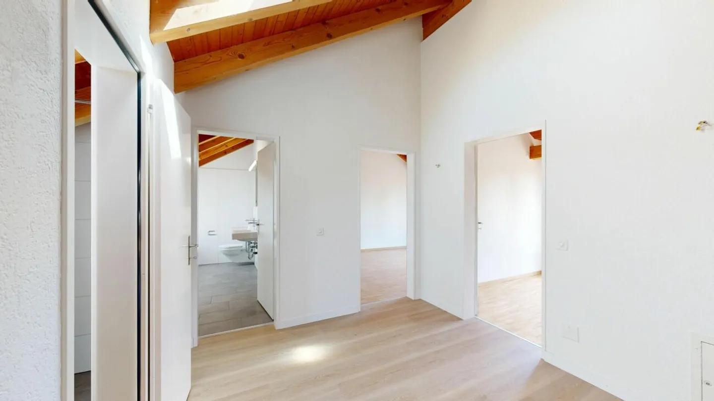 Appartement penthouse spacieux et lumineux avec deux balcons ensoleillés - Première occupation après une rénovation complète et soignée - Photo 5 sur 13