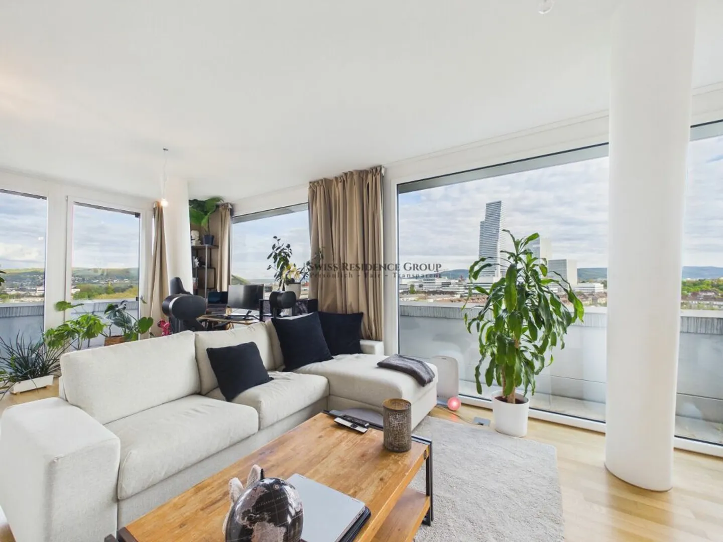 Skyline-Wohnung | 9. Etage mit Blick über ganz Basel - Photo 8 sur 13