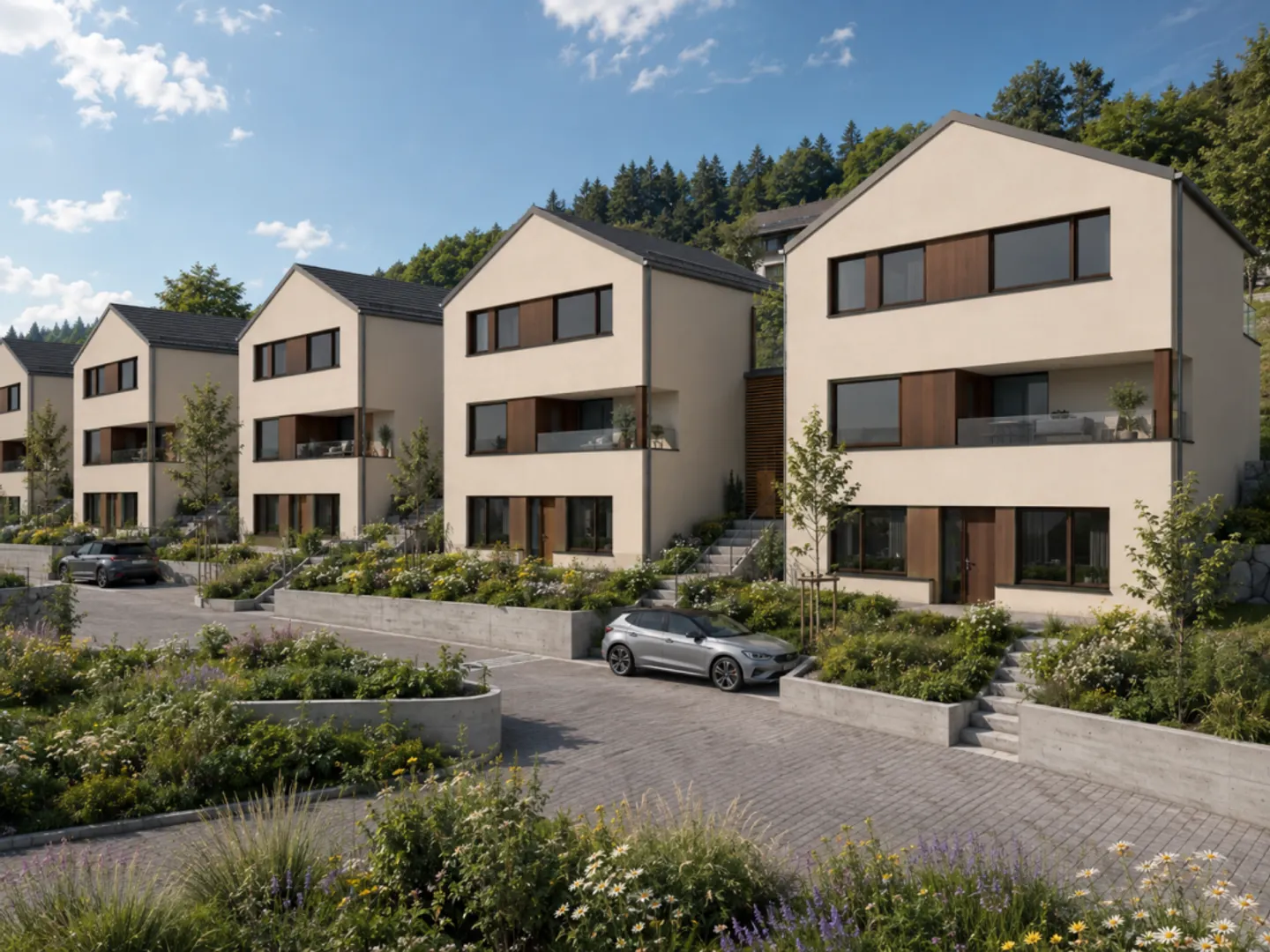 Progetto approvato con 7 case unifamiliari - Foto 2 di 3