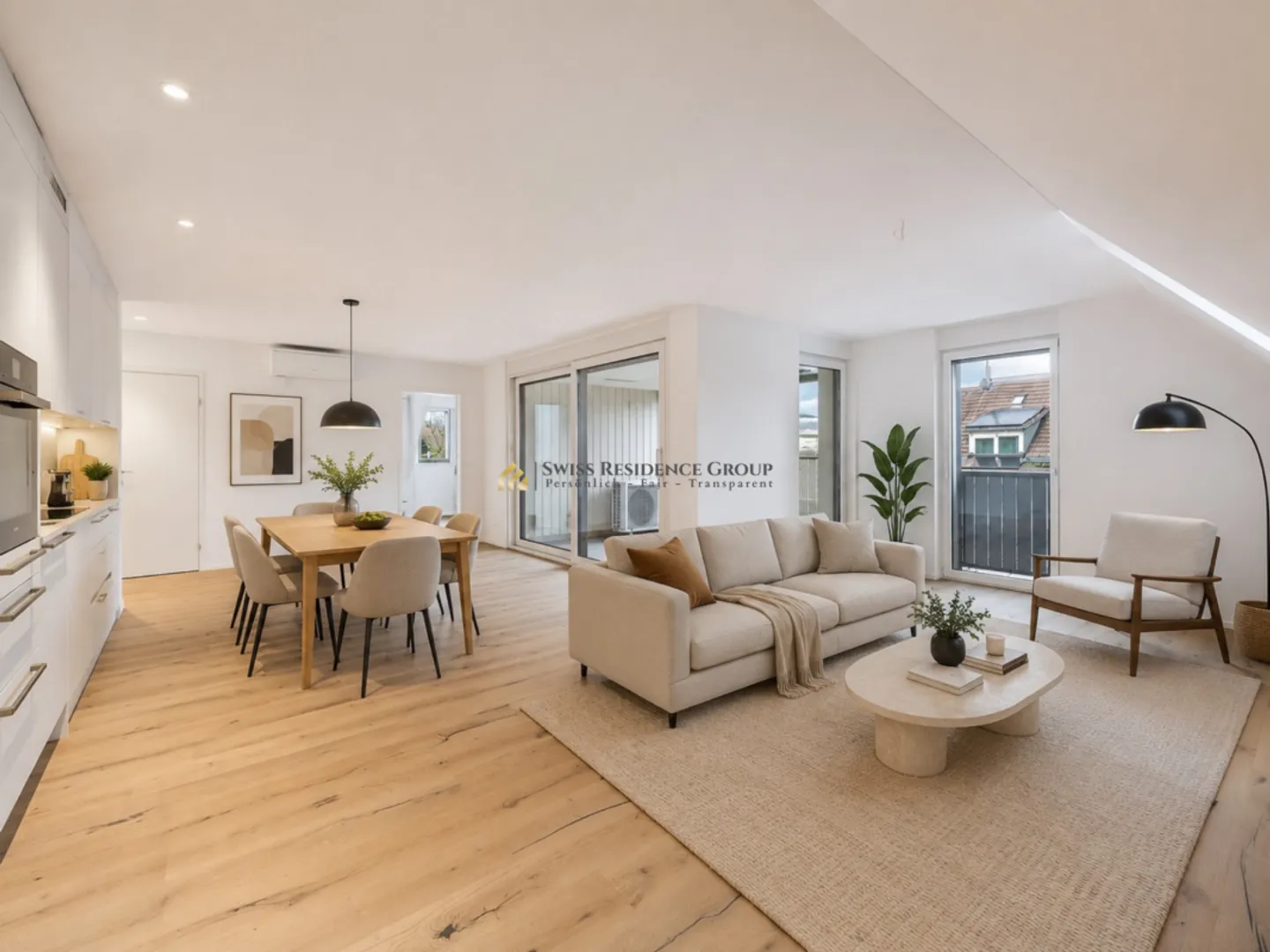 Mit Klimaanlage durch den Sommer - Exklusive 3.5-Zimmer-Neubauwohnung im Erstbezug - Photo 1 sur 13