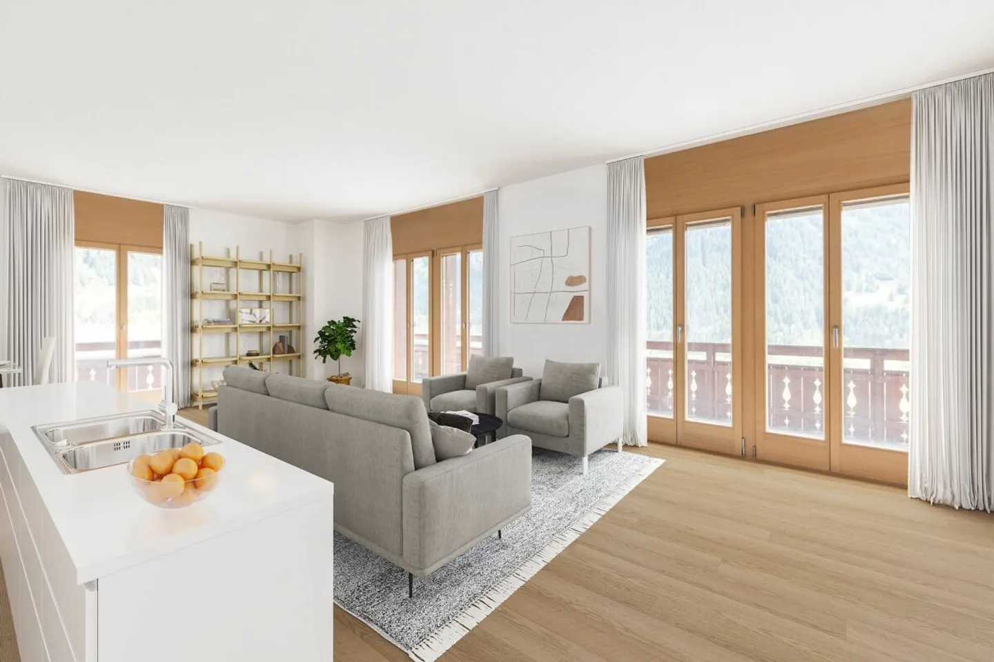 Central 4.5-room apartment, Gallery House Stotzhalten - Photo 1 of 13