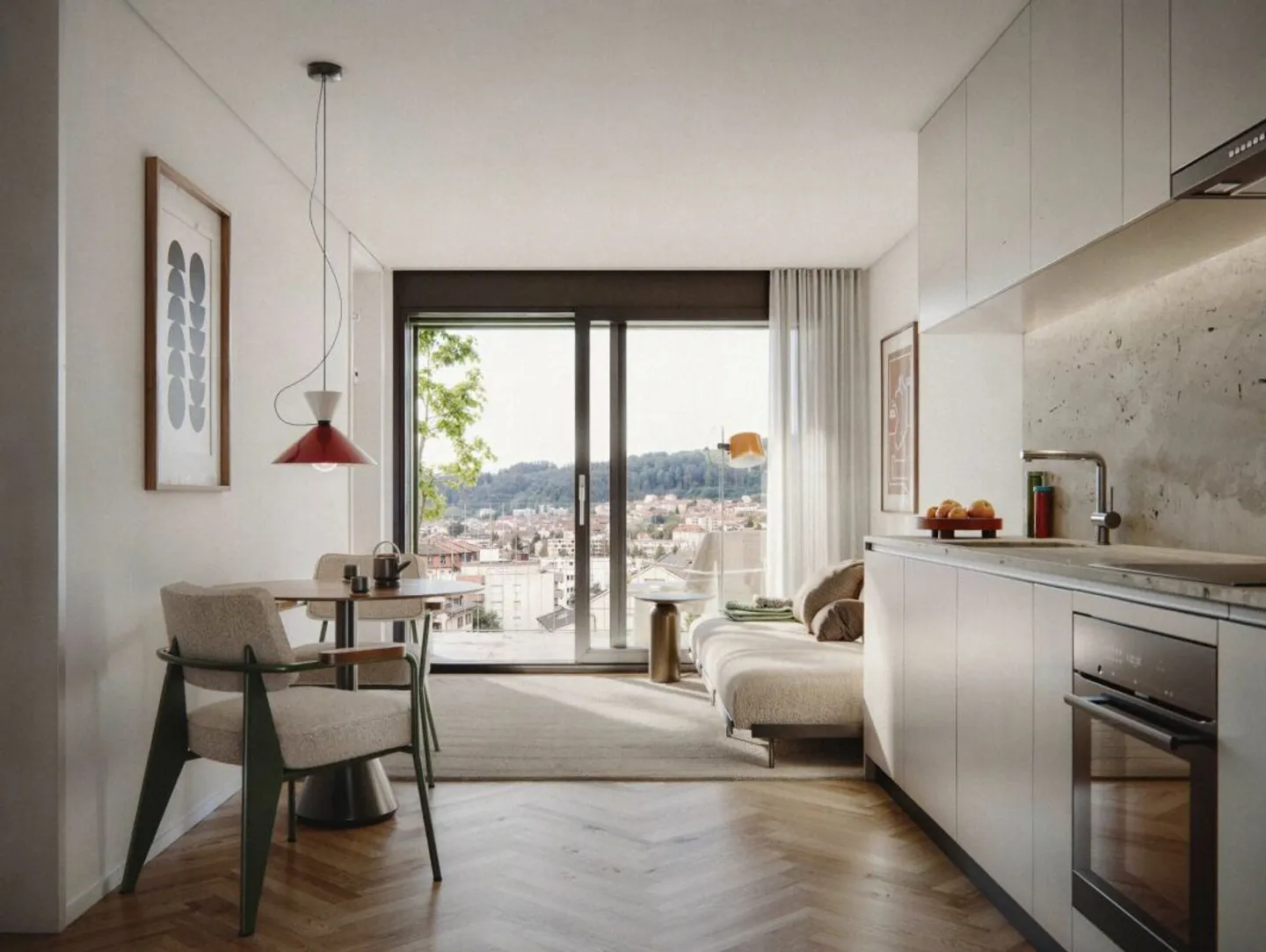 Ruhig und zentral wohnen - luxuriöse 3.5-Zimmer-Wohnung in St. Gallen - Foto 3 von 6