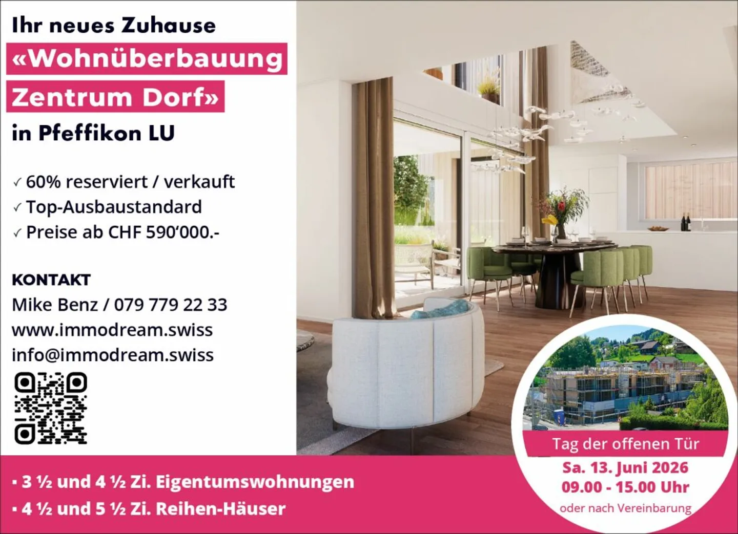 NEUBAU Attraktive und moderne 4 ½ Zi. Eigentumswohnung, im 2.OG - Foto 3 di 7