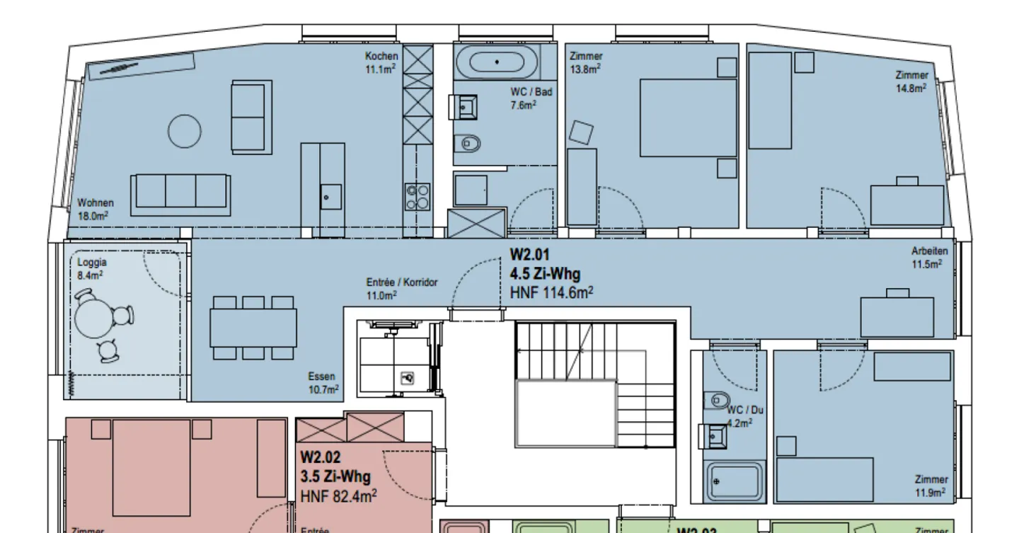 Modernes Wohnen im Zentrum von Inwil - Foto 11 di 11