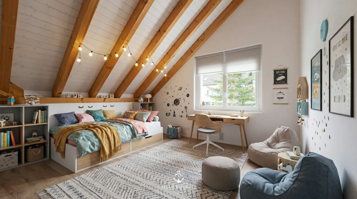 Moderna casa unifamiliare di 10,5 stanze con vista panoramica, standard Minergie e potenziale d'uso versatile a Pfungen - Foto 5 di 13