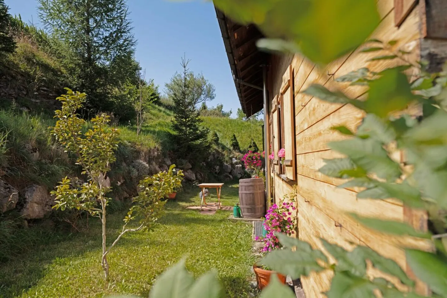 Maison en bois massif avec vue magnifique dans un endroit calme - Photo 5 sur 13