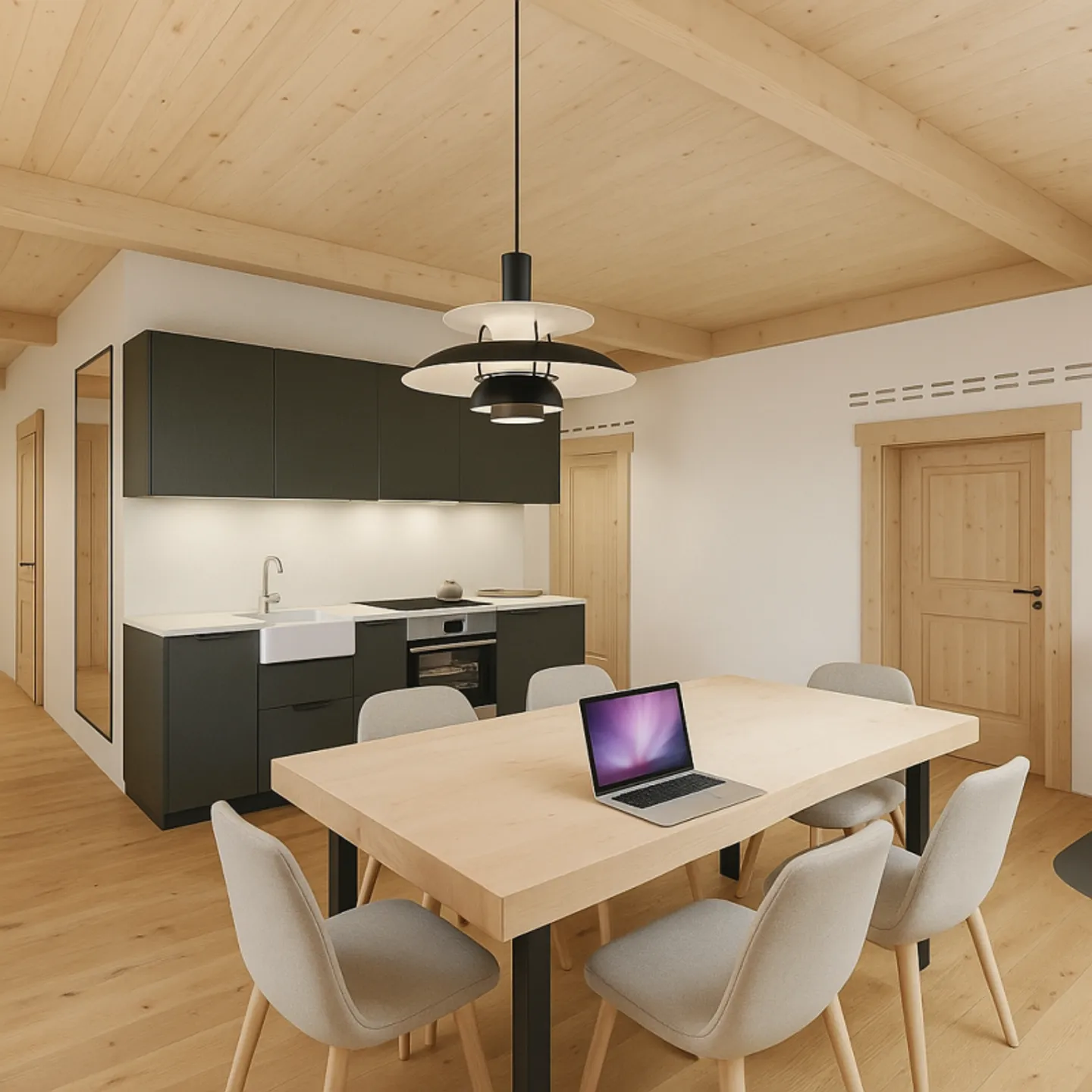 Chalet Wohnen im Engadin - Foto 3 von 9