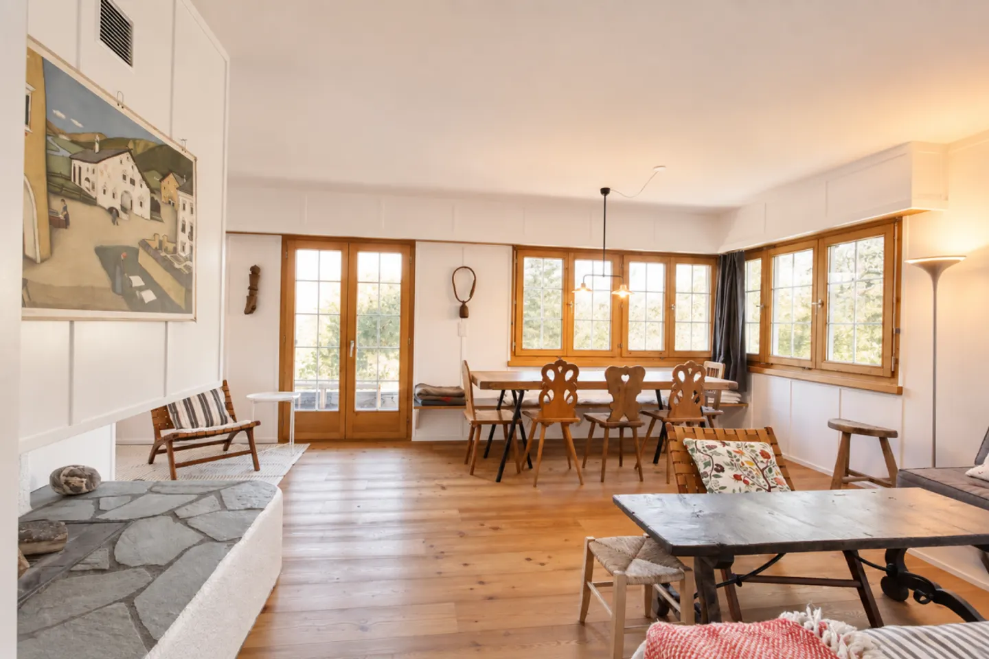 Appartement rural et calme de 3,5 pièces à Lantsch/Lenz - Photo 1 sur 12