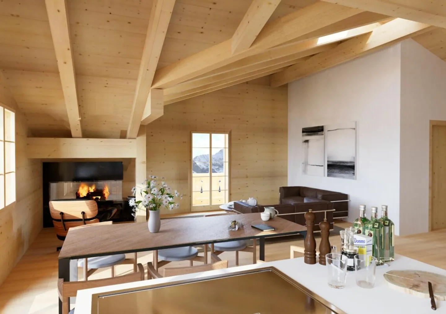 Modern 3.5-room penthouse apartment in new chalet West - Photo 4 of 4