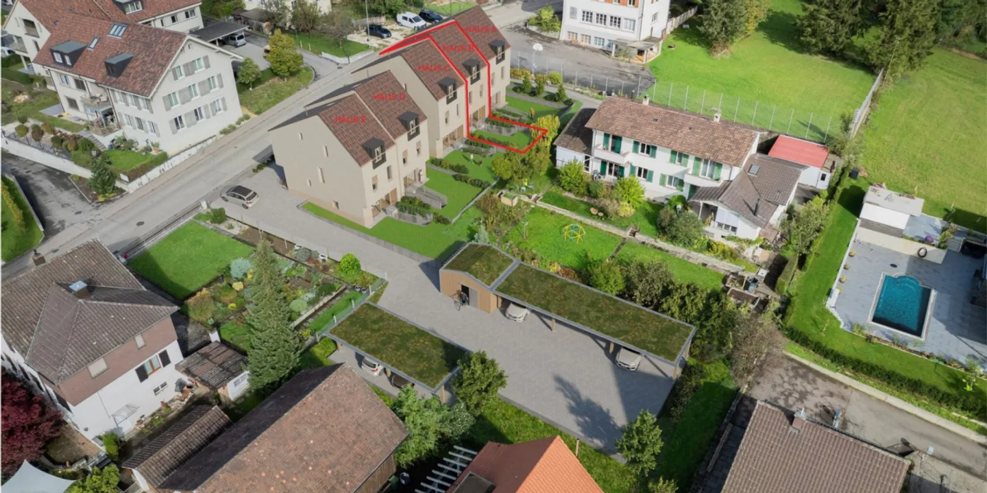 Maison de ville moderne à Känerkinden avec 5 chambres et 5 étages (B) - Photo 3 sur 10