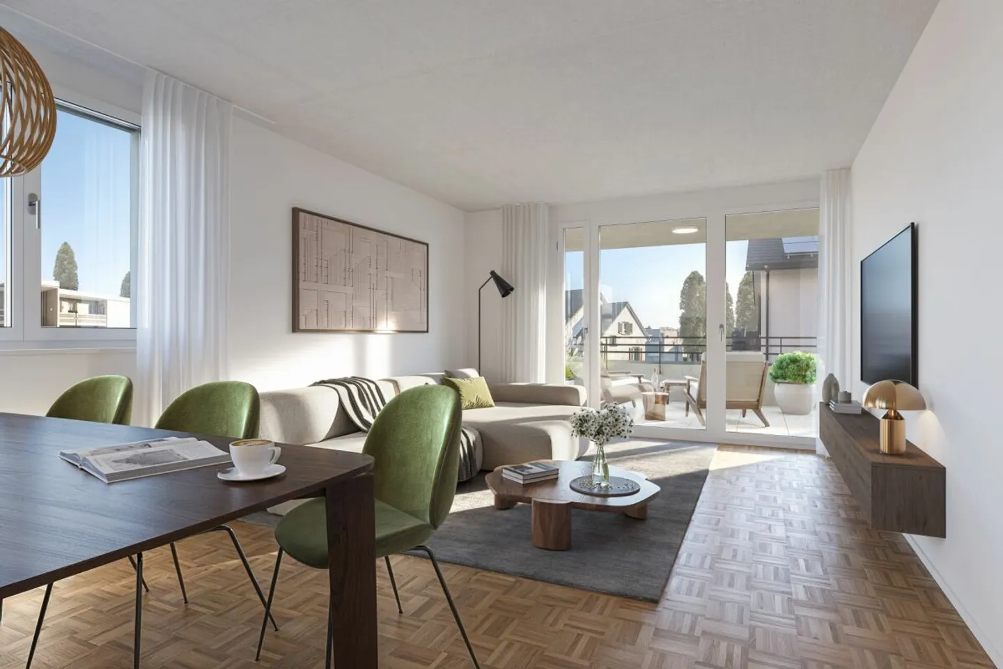 Erstbezug - Moderne 3½ Zimmer-Wohnung in ruhigem Quartier - Photo 4 sur 4