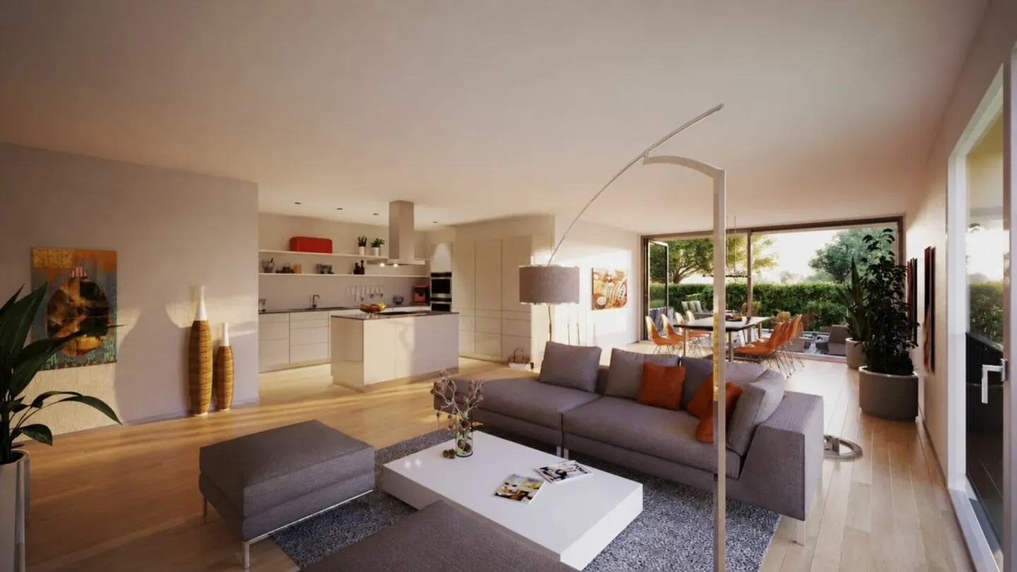 W03 Exclusive 4½-Room Garden Apartment with 130 m² Living Space - Photo 1 of 4