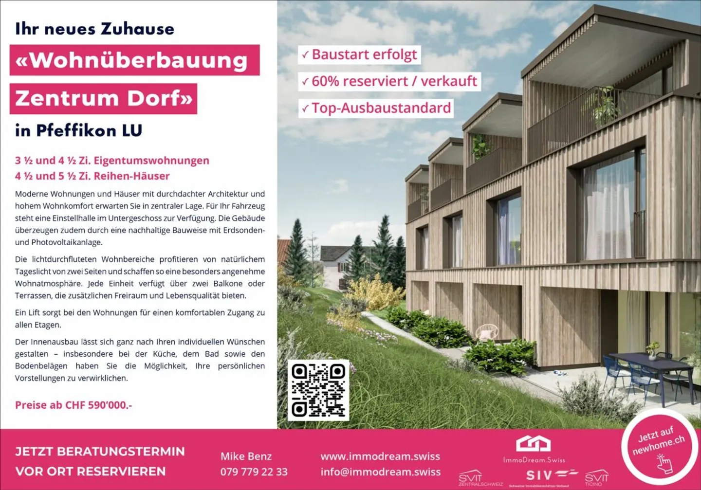 Nuova costruzione attraente e moderna casa a schiera di 5 ½ stanze - Foto 3 di 8