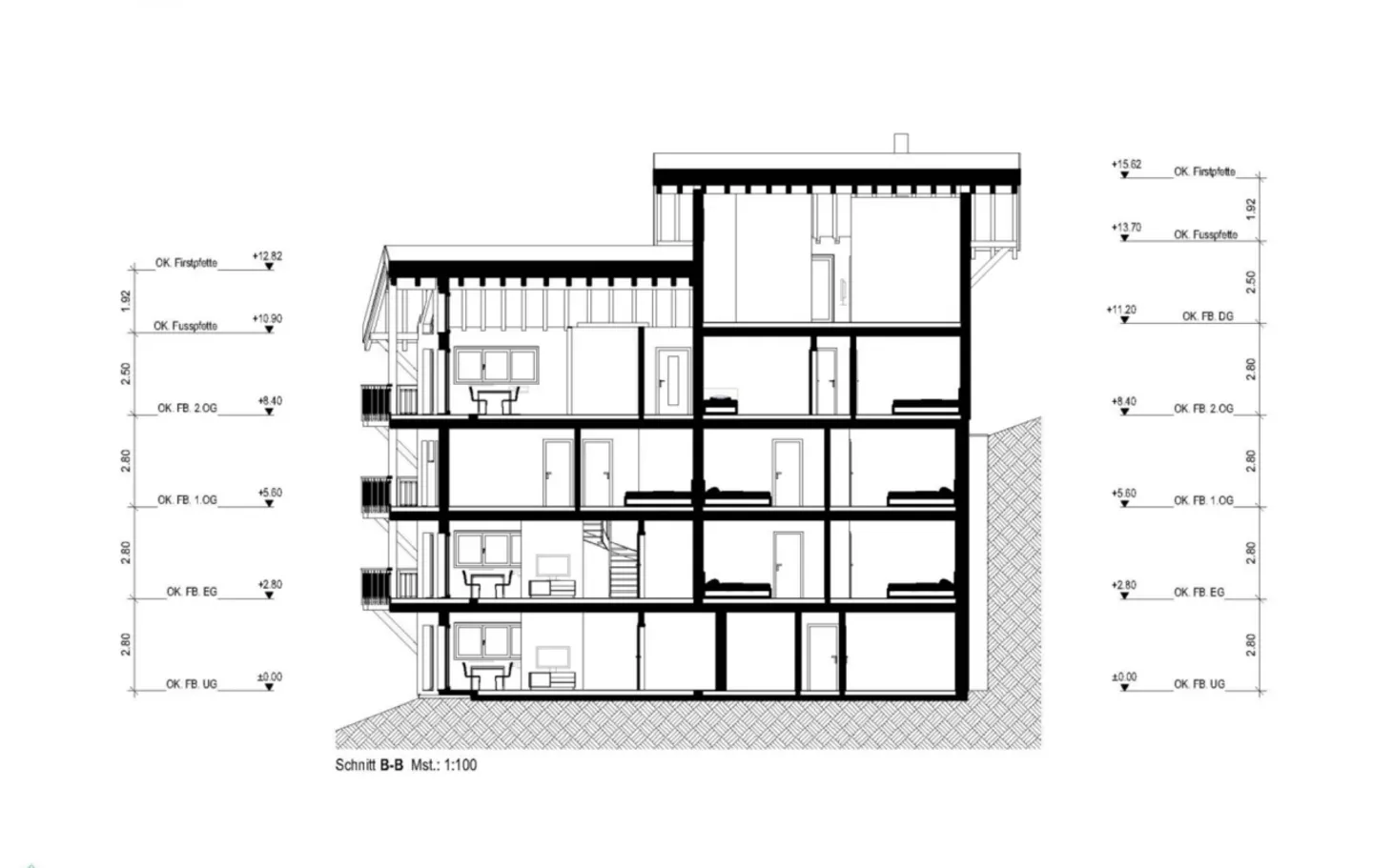 Projet de nouvelle construction de première classe à Zermatt Hôtel ou 4 appartements en duplex - Résidence principale - Résidence principale - Photo 10 sur 13