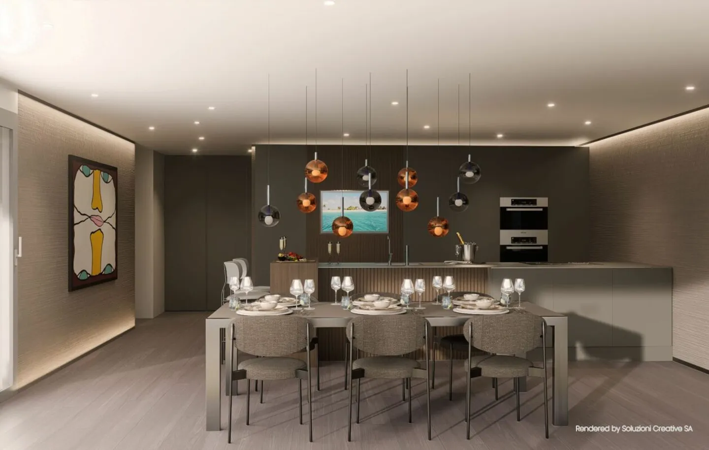 Luxurious 4.5 rooms: modernity and excellence with lake view - Photo 3 of 13