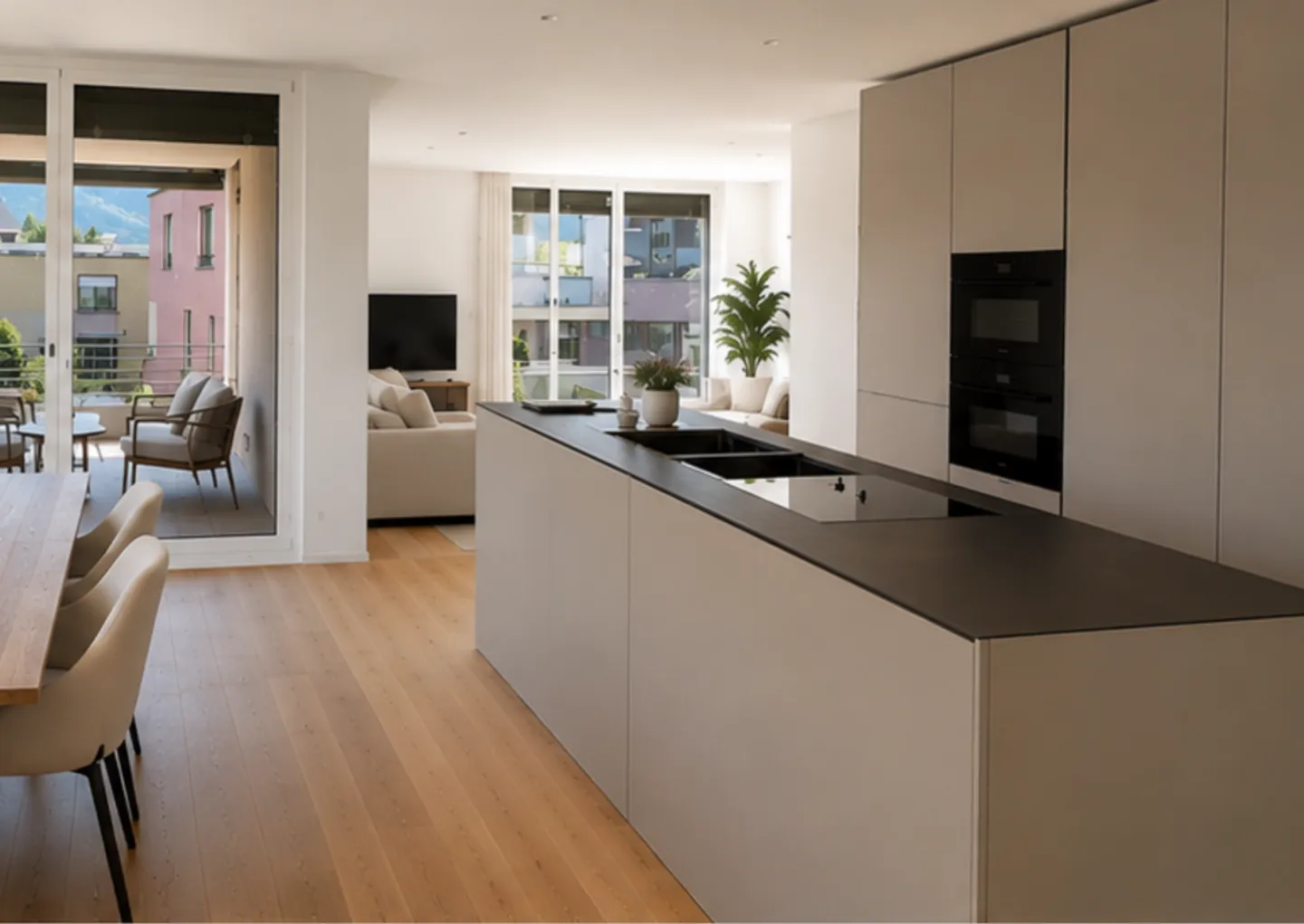 Bright 3.5-Room Apartment with Rigi View - Photo 2 of 5