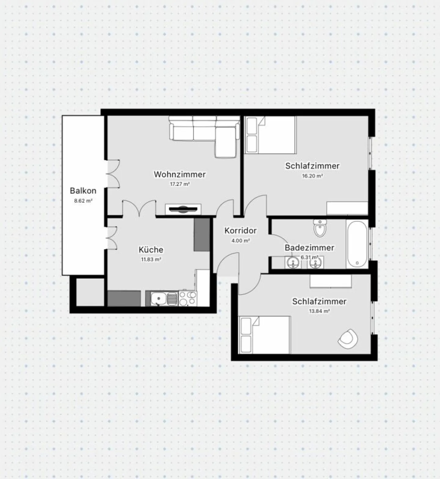 Appartamento 3.5 locali affascinante - Foto 6 di 6
