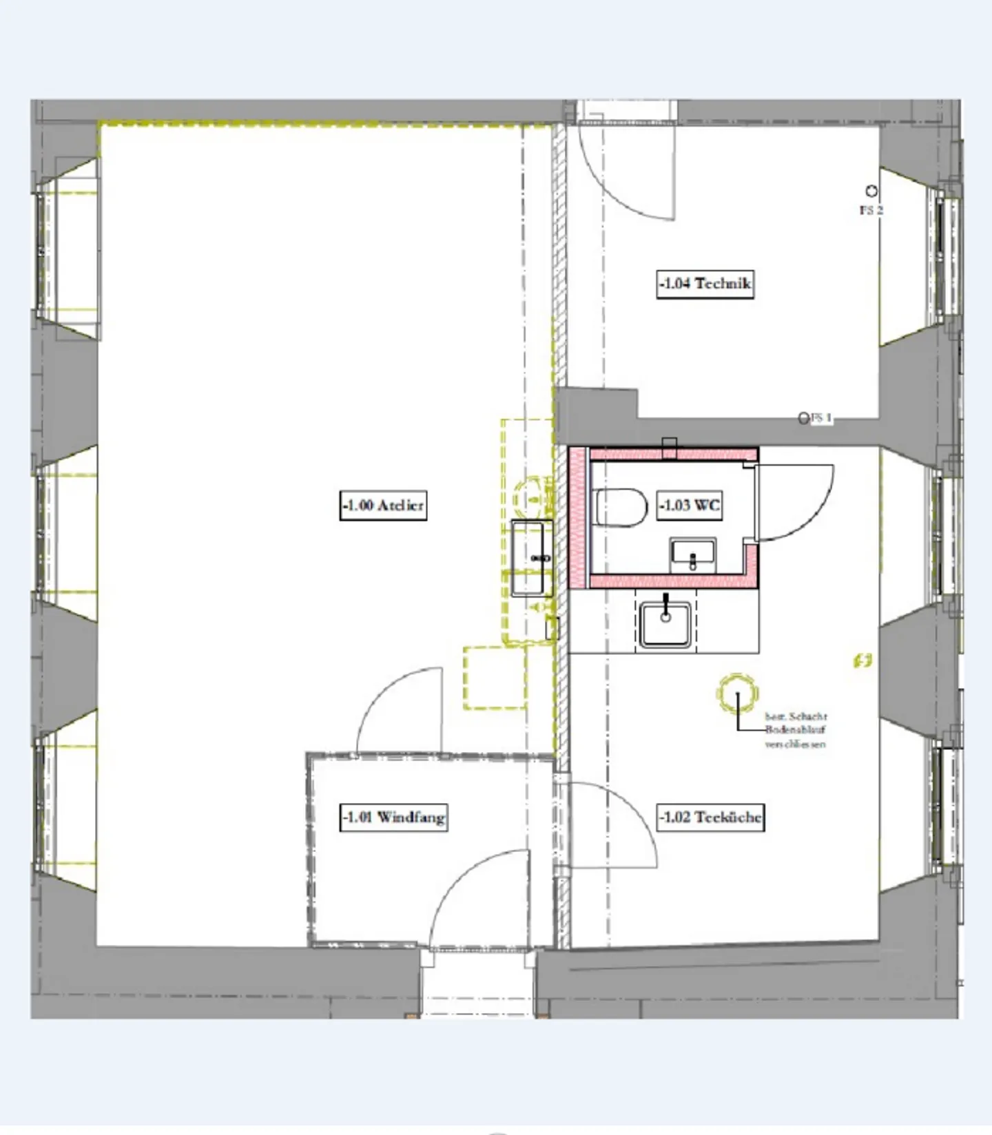 Workshop 60m² (basement) in the center of Buttisholz - Photo 5 of 5