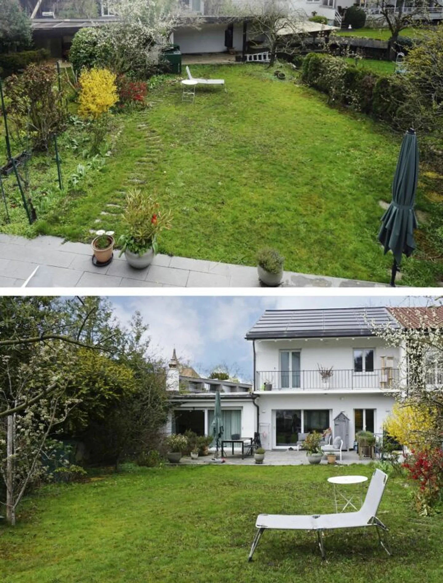 Casa a schiera modernizzata con doppio garage, impianto fotovoltaico e ampio giardino - Foto 12 di 13