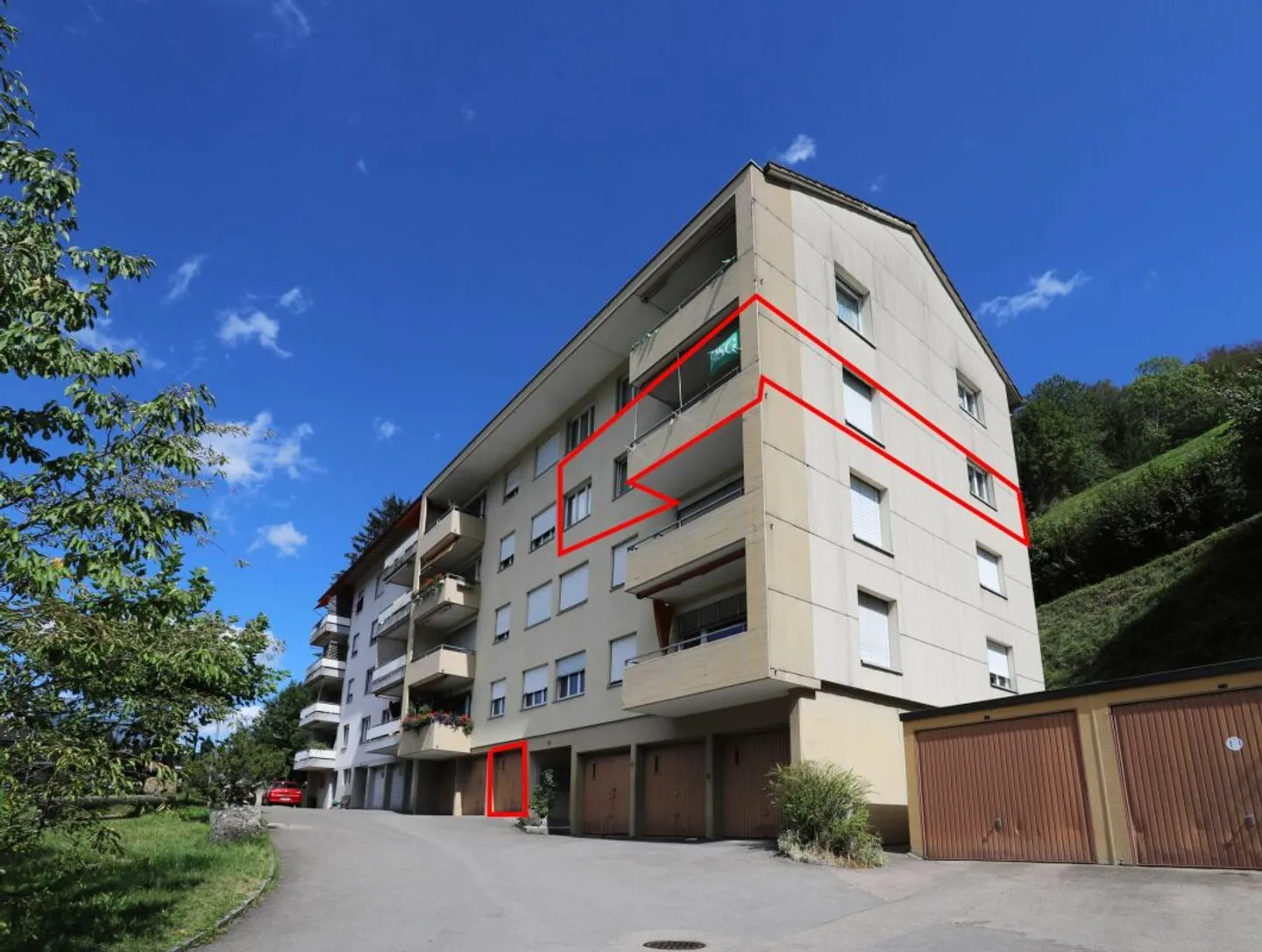 Appartement loué de 4.5 pièces avec vue sur la verdure - Photo 8 sur 8