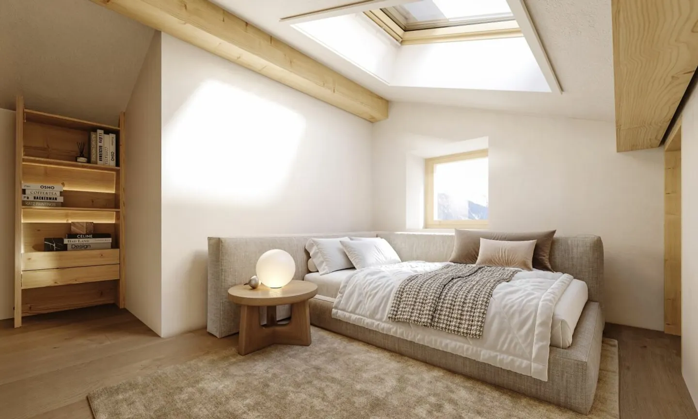 Hochwertige Dachmaisonette mit 5.5 Zimmern in kernsaniertem Altbau - Foto 6 di 13