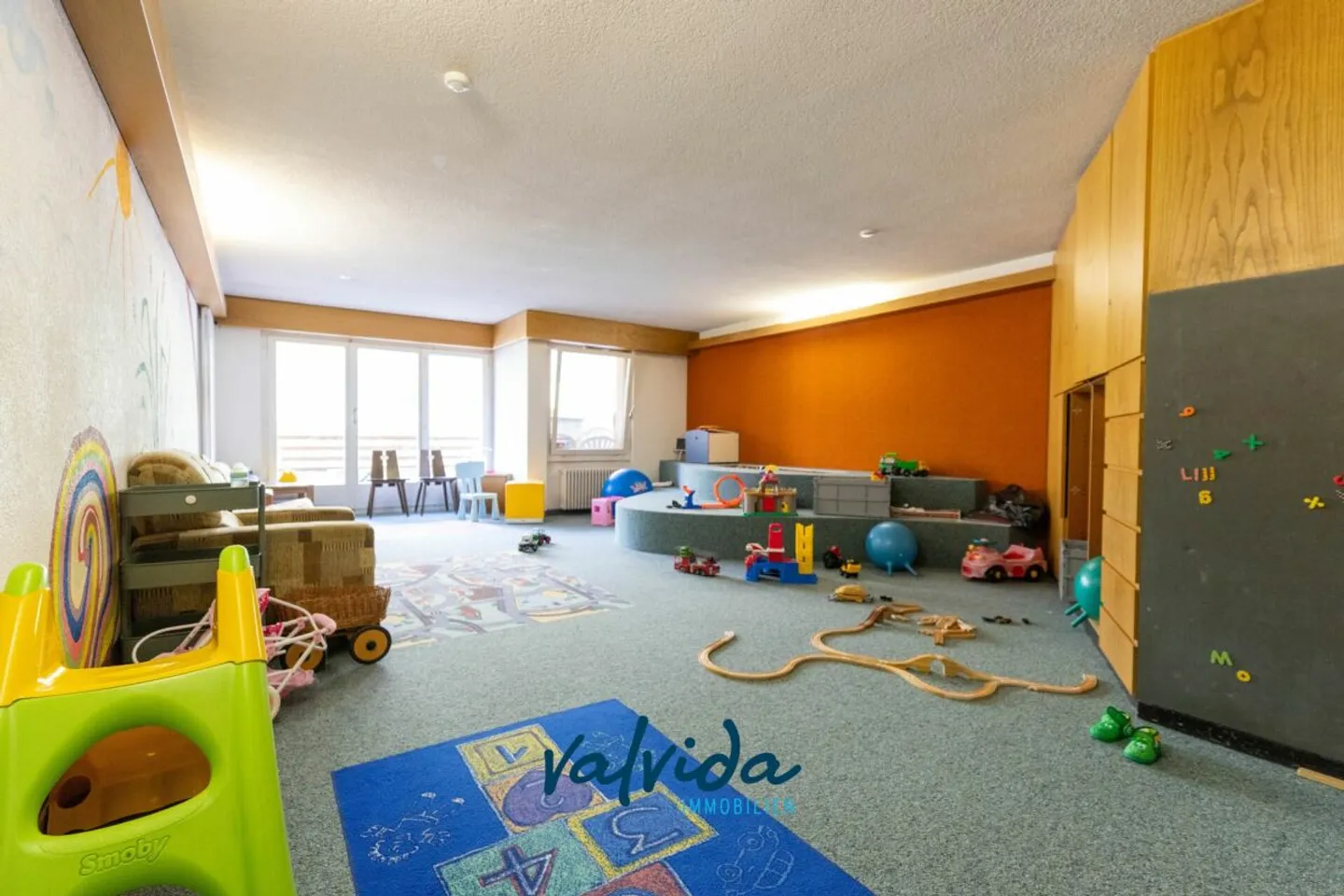 Panorama. Montagnes. Leukerbad. - appartement spacieux de 1,5 pièce dans un emplacement privilégié - Photo 9 sur 13