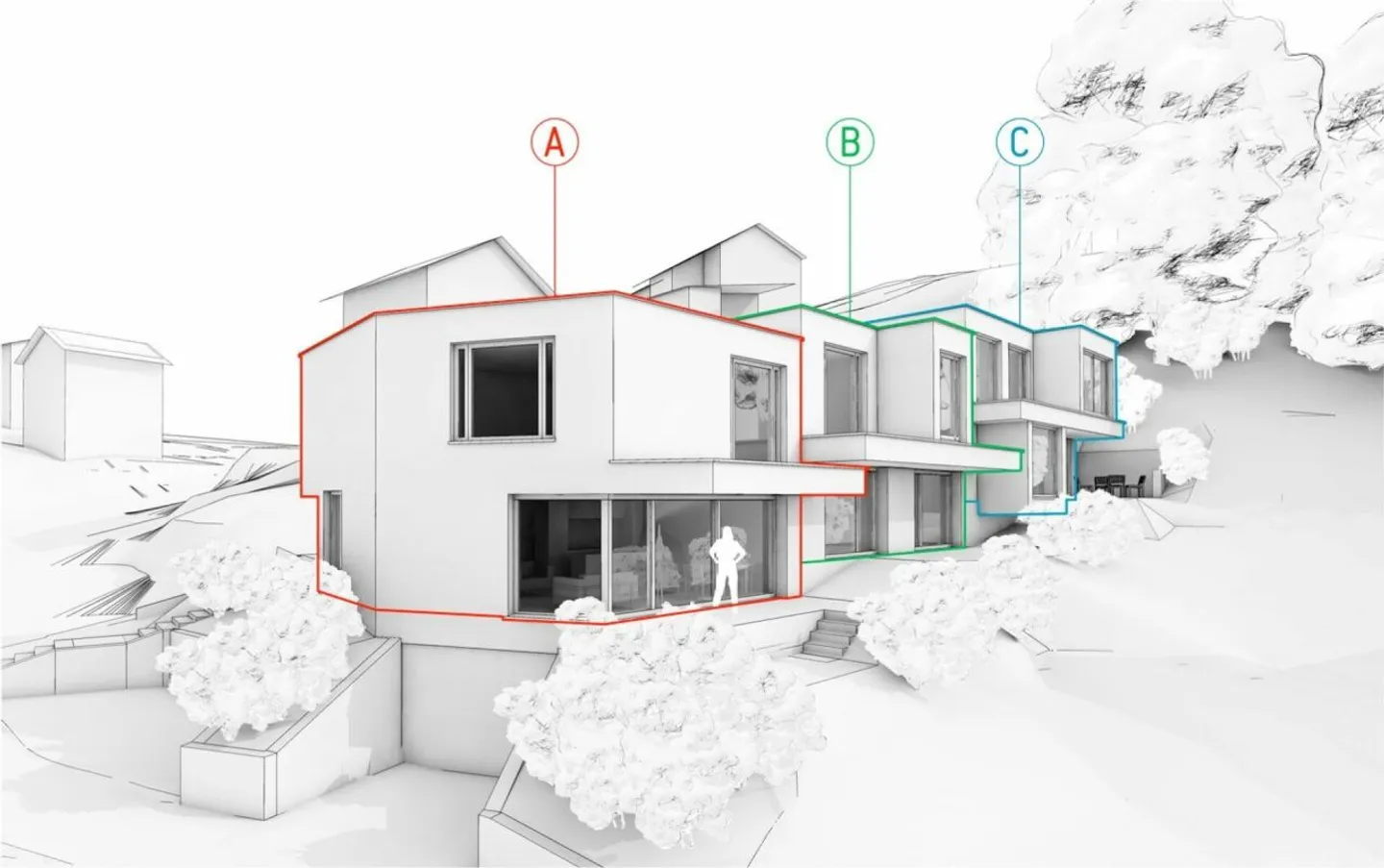 Stilvolles Reihenhaus mit urbanem Flair - Foto 3 von 6