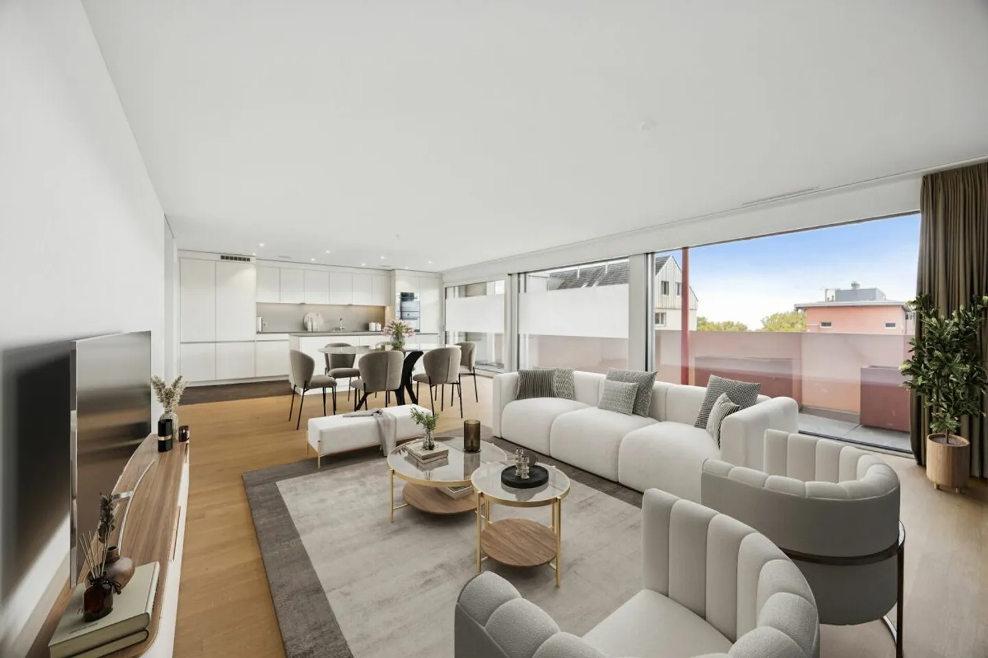 Exclusif, Énergétiquement Efficace et Unique - grand appartement en duplex de 6.5 pièces avec vue sur l'Alpstein - Photo 3 sur 13