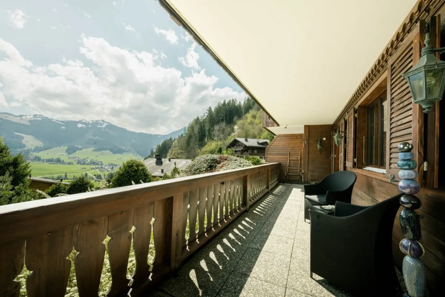 4.5-Zimmerwohnung mit Garten in Château d'Oex - Foto 11 von 13