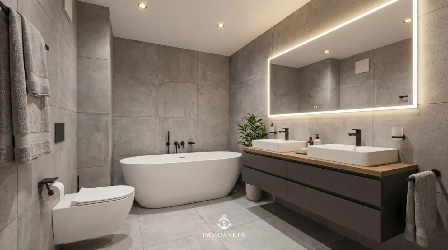 Light-flooded 4.5-room apartment with high ceiling and fireplace in Bottmingen - Photo 9 of 13